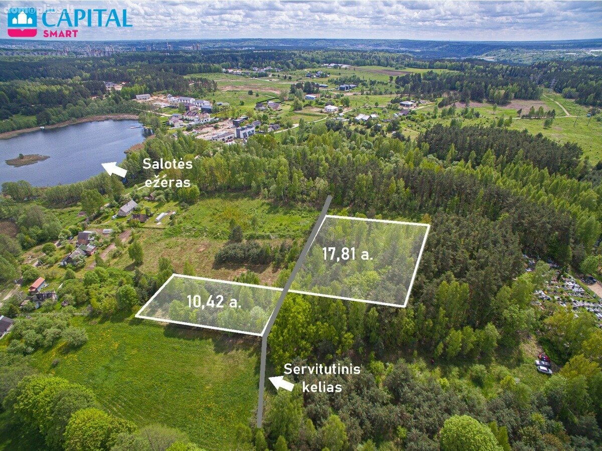 Land for sale Vilniaus rajono sav., Salotėje