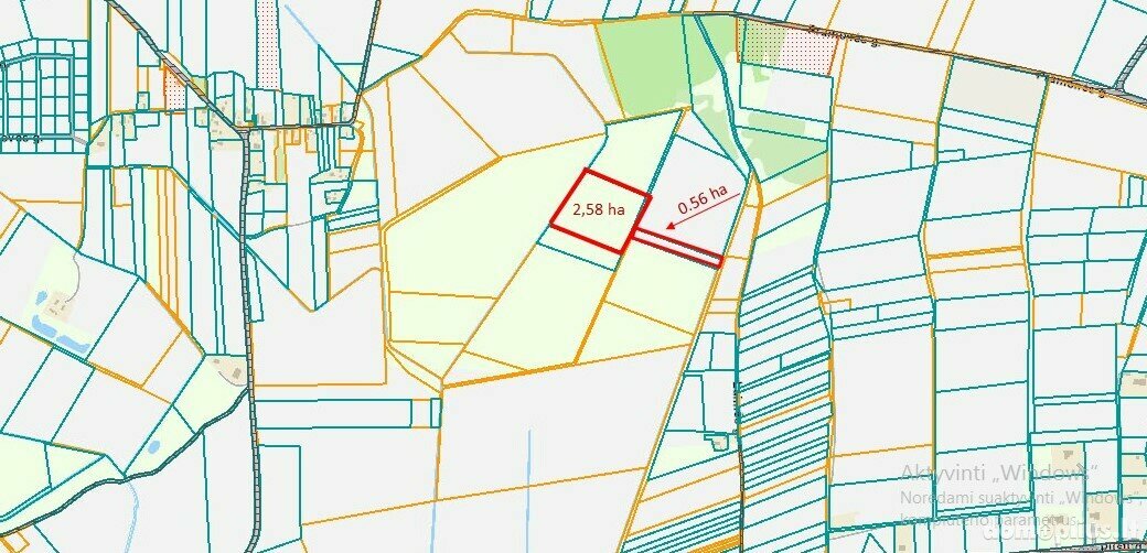 Land for sale Trakų rajono sav., Senasis Tarpupis