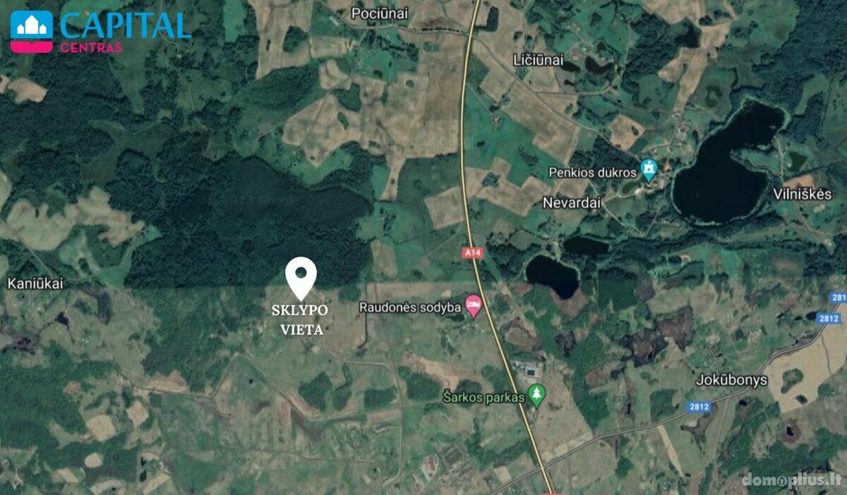 Parduodamas sklypas Vilniaus rajono sav., Baronėliuose