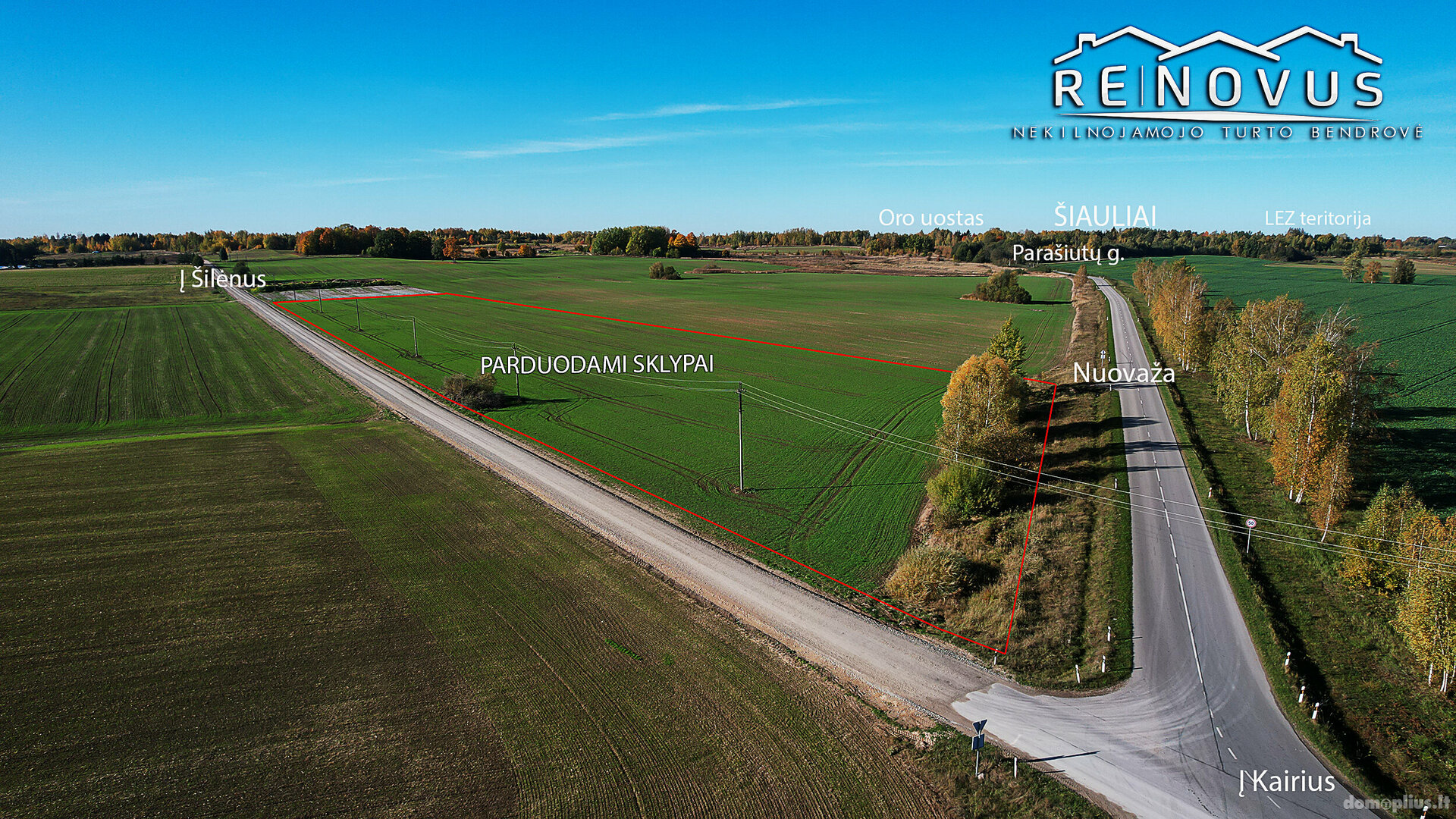 Parduodamas sklypas Šiaulių rajono sav., Kirbaičiuose