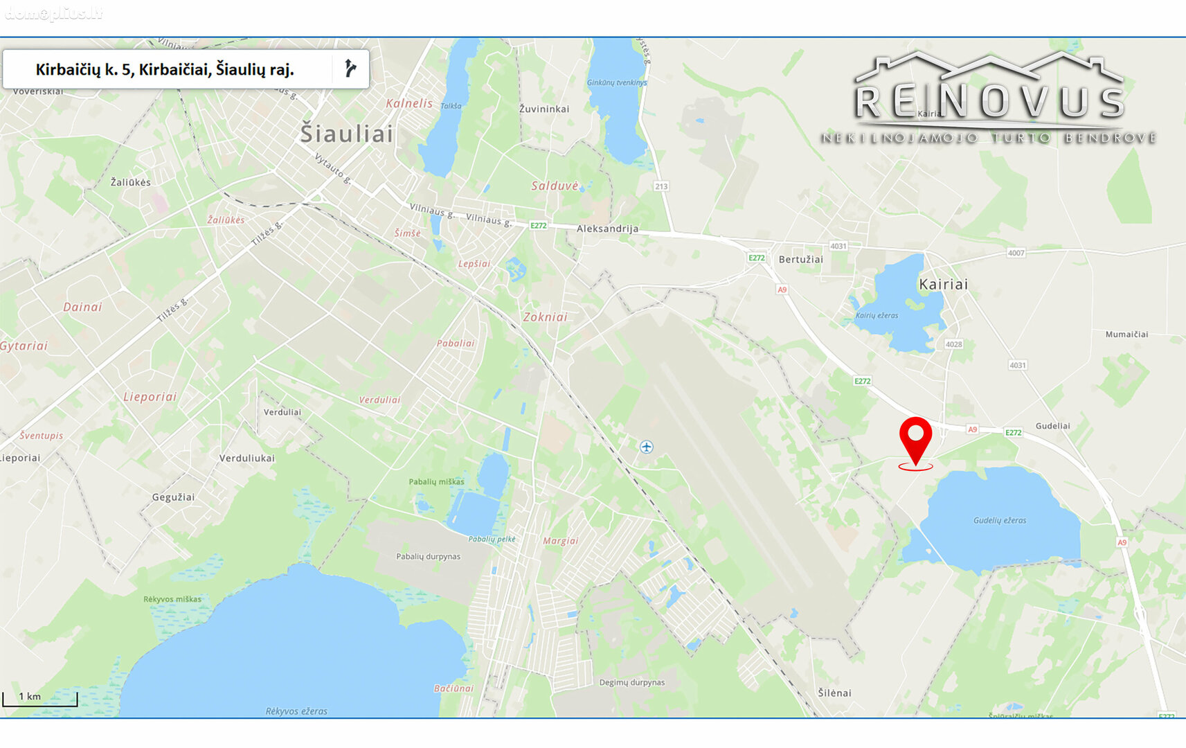 Parduodamas sklypas Šiaulių rajono sav., Kirbaičiuose