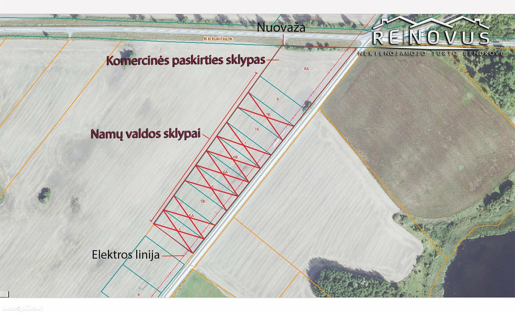 Parduodamas sklypas Šiaulių rajono sav., Kirbaičiuose
