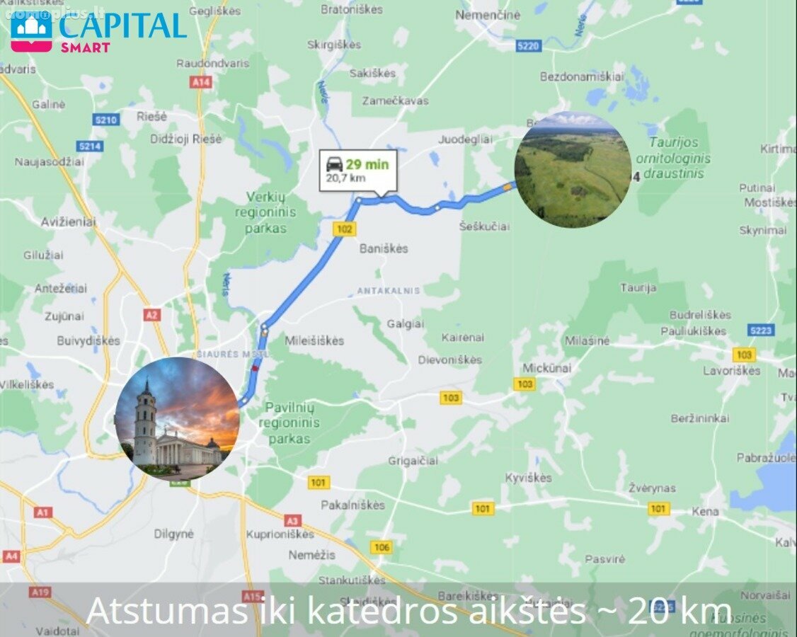 Land for sale Vilniaus rajono sav.