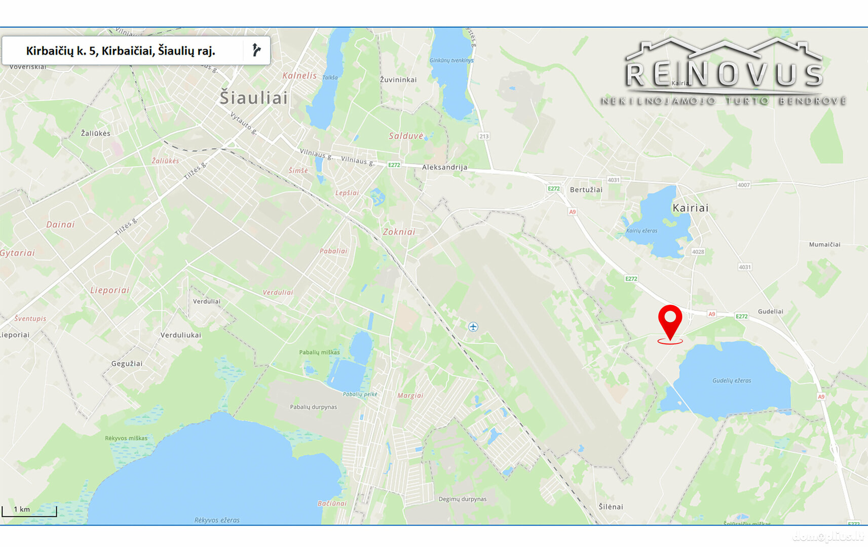 Parduodamas sklypas Šiaulių rajono sav., Kirbaičiuose