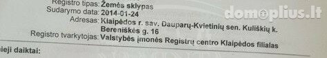 Parduodamas sklypas Klaipėdos rajono sav., Kuliškiuose