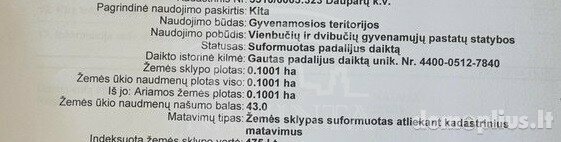 Parduodamas sklypas Klaipėdos rajono sav., Kuliškiuose