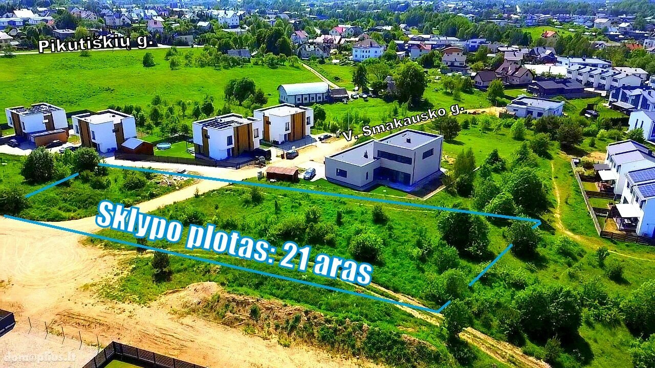Parduodamas sklypas Vilniuje, Tarandėje, V. Smakausko g.