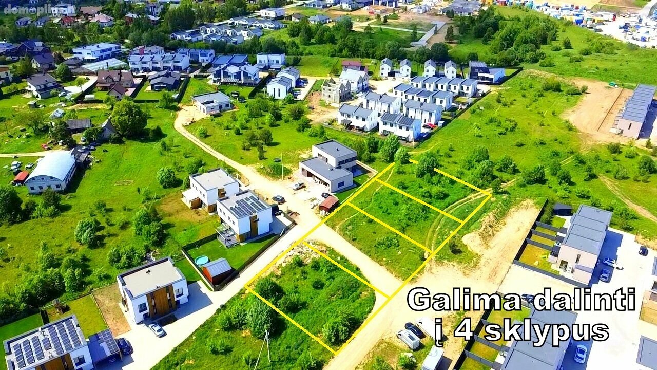 Parduodamas sklypas Vilniuje, Tarandėje, V. Smakausko g.