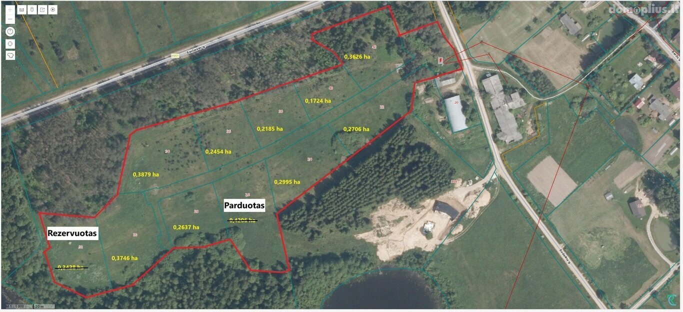 Land for sale Utenos rajono sav., Sudeikiuose