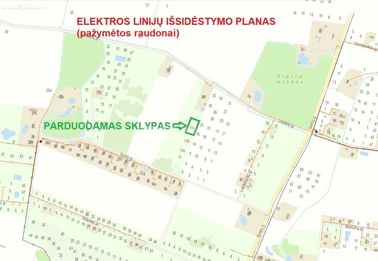 Parduodamas sklypas Klaipėdos rajono sav., Radailiuose, Sodų g.