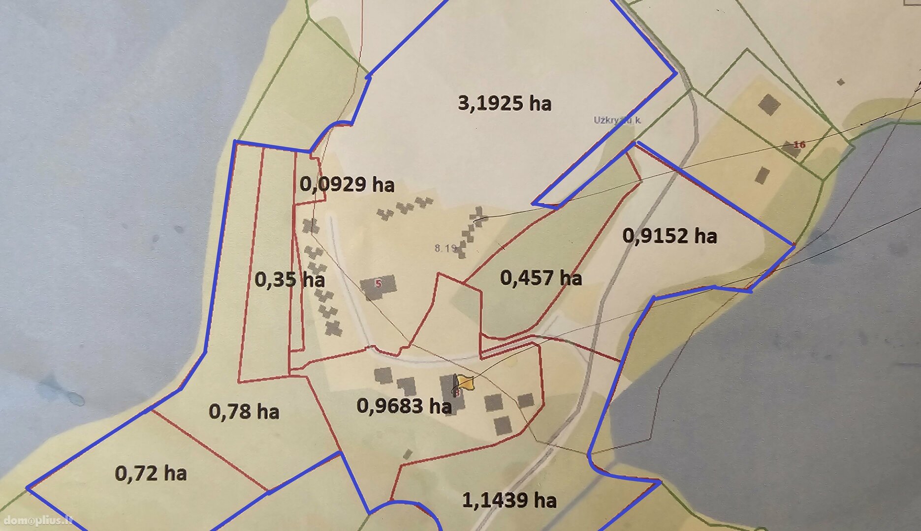 Участок Elektrėnų sav., Užkryžiuose, Monio g.