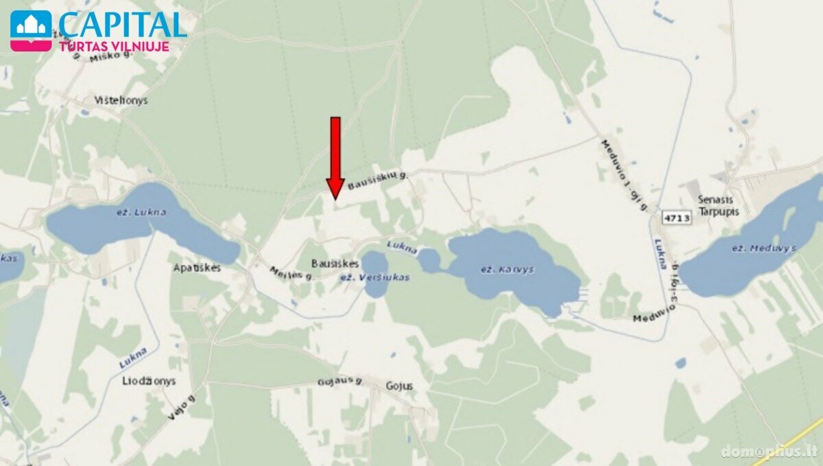 Land for sale Trakų rajono sav., Baušiškėse