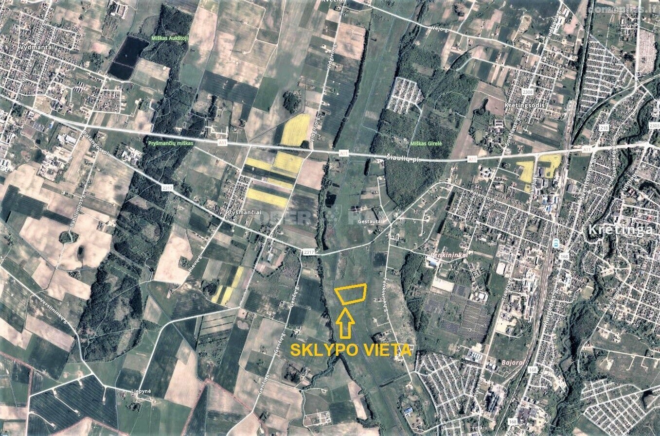 Участок Kretingos rajono sav., Kretingoje