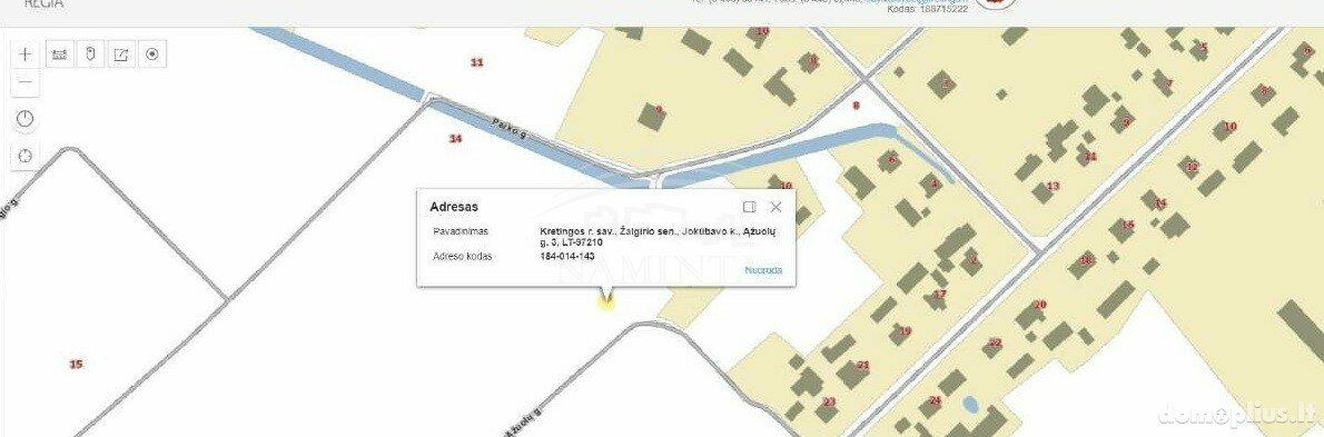 Участок Kretingos rajono sav., Jokūbave