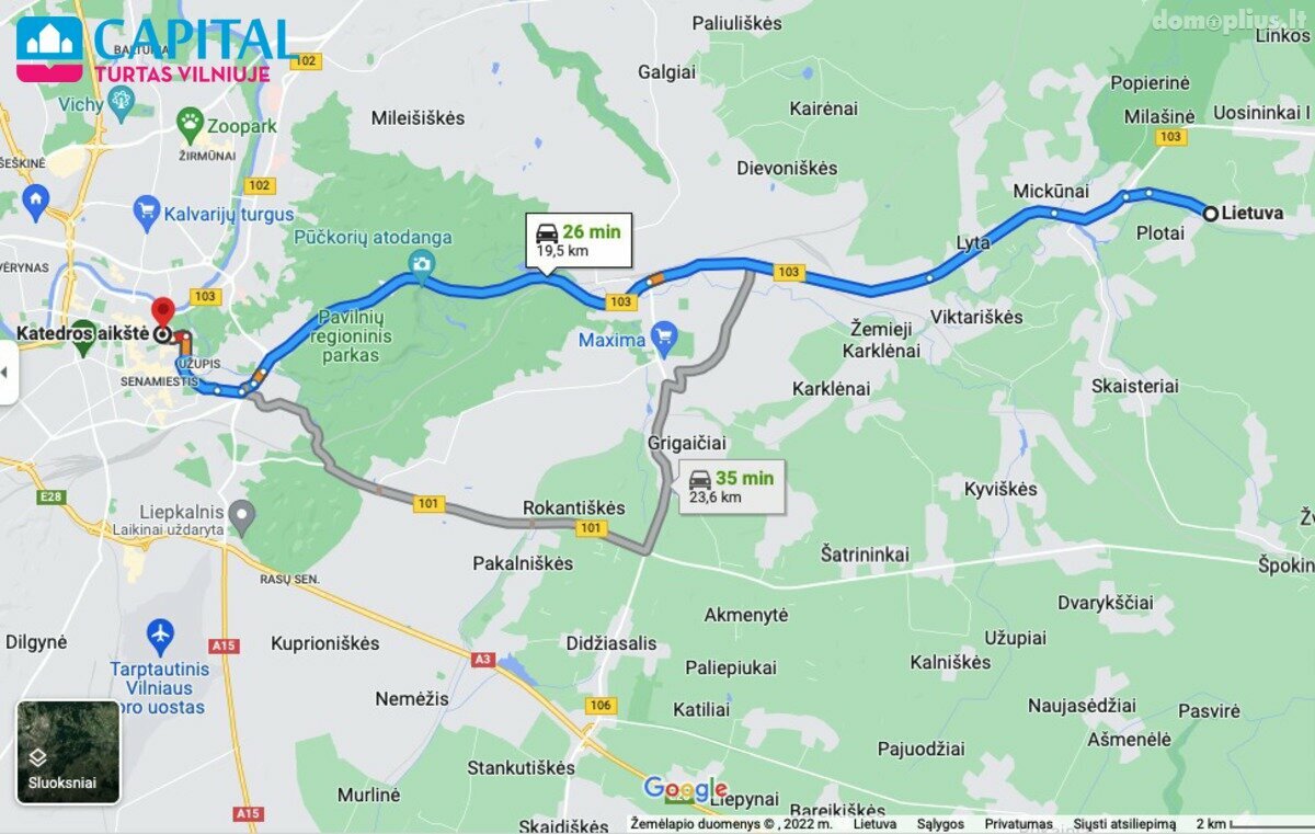Land for sale Vilniaus rajono sav., Mickūnuose, Dėdoniškių g.