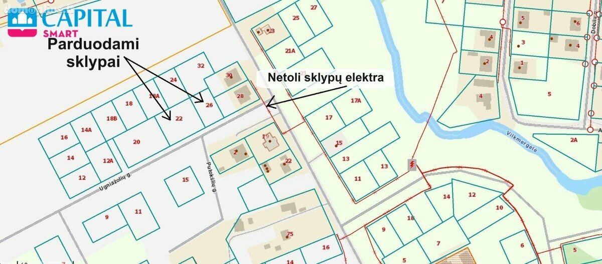 Parduodamas sklypas Ukmergės rajono sav., Ukmergėje, Ugniažolių g.