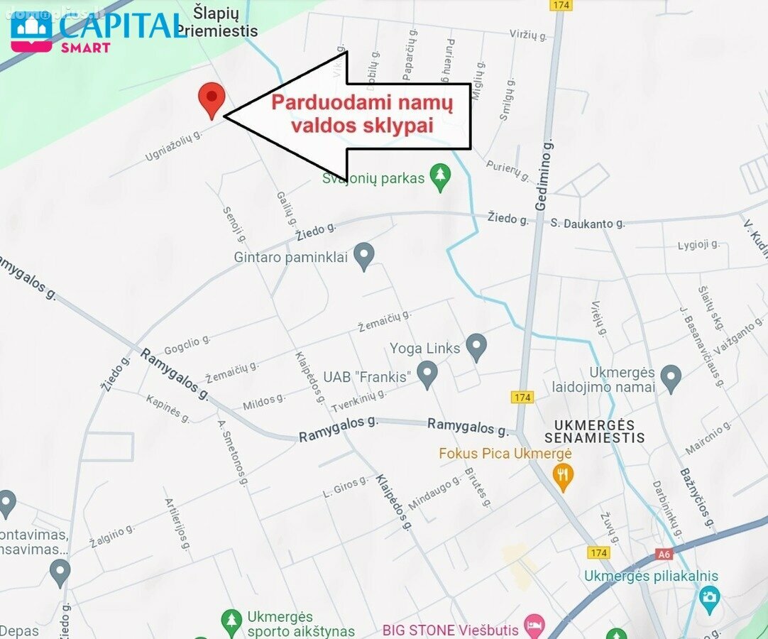 Parduodamas sklypas Ukmergės rajono sav., Ukmergėje, Ugniažolių g.