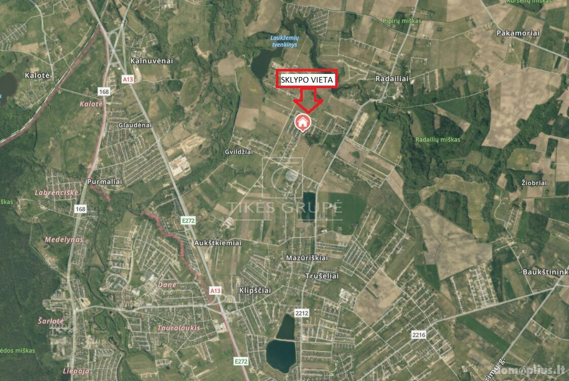 Parduodamas sklypas Klaipėdos rajono sav., Radailiuose, Vainočių g.
