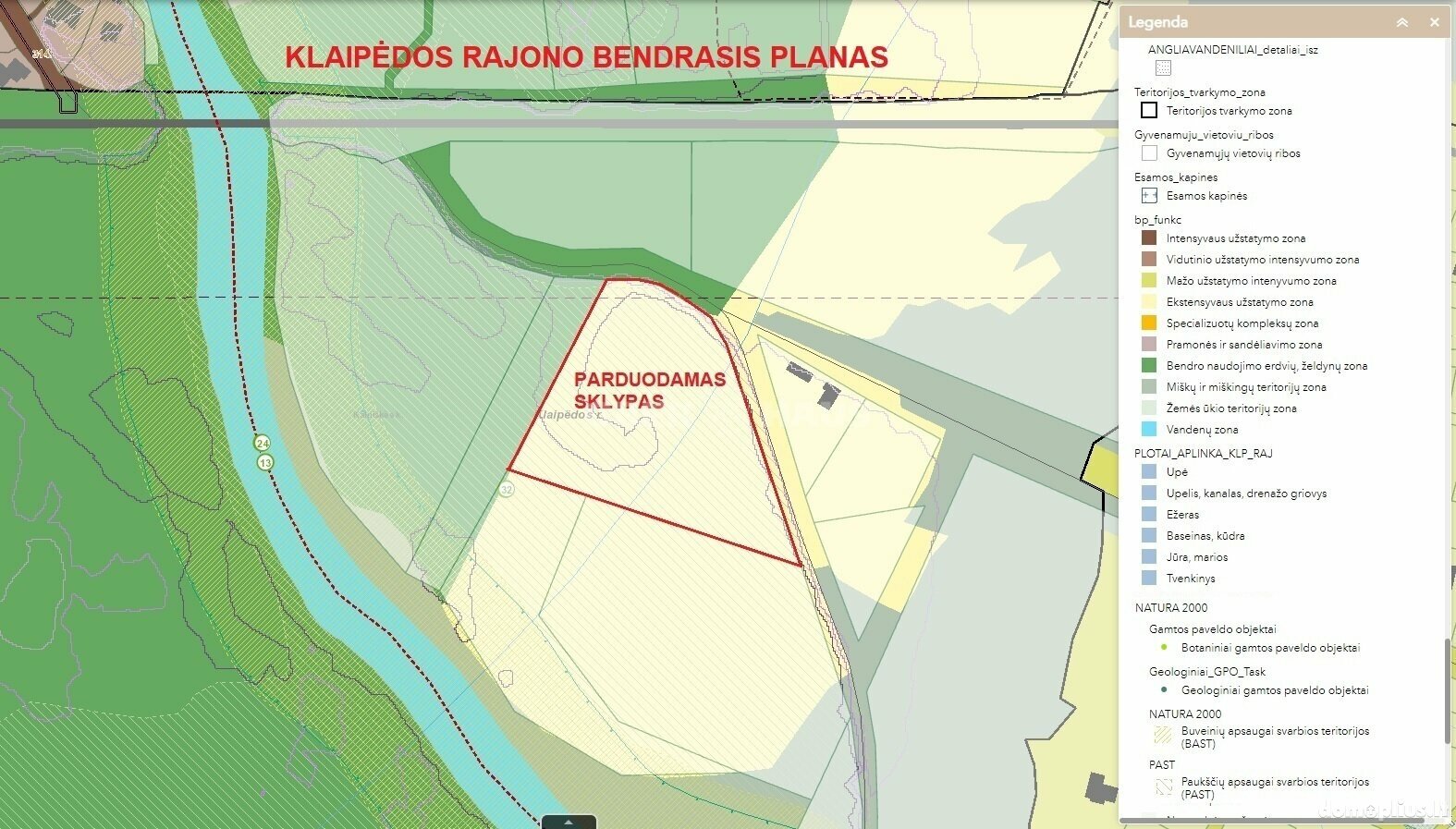 Parduodamas sklypas Klaipėdos rajono sav., Kalniškėje
