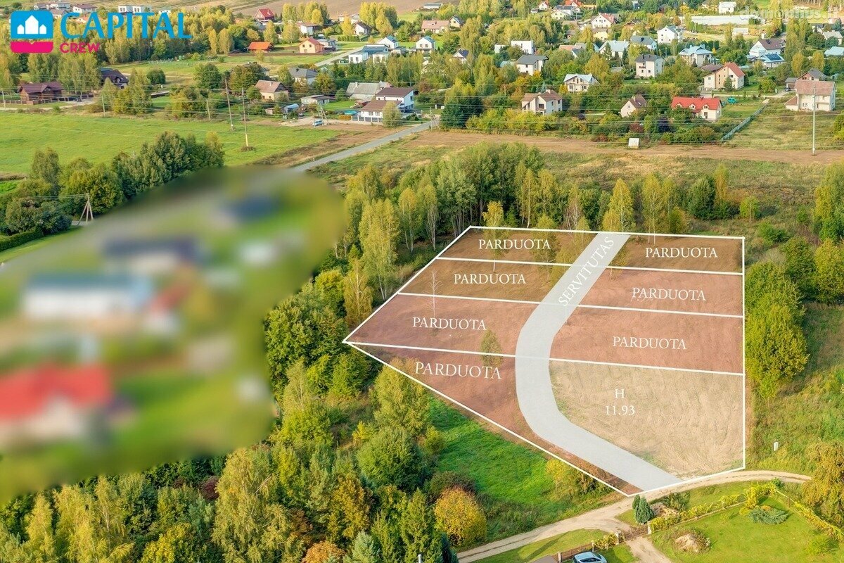 Участок Vilniuje, Pagiriuose, Strazdų g.