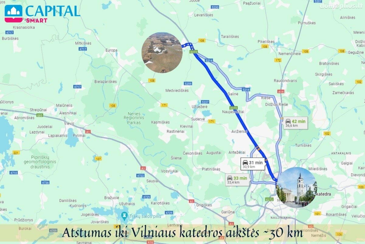Parduodamas sklypas Vilniaus rajono sav., Kiemeliuose