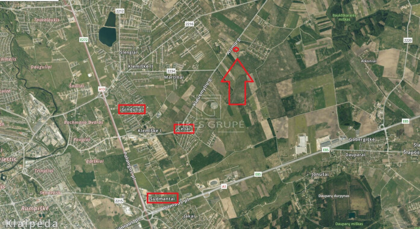 Parduodamas sklypas Klaipėdos rajono sav., Leliuose