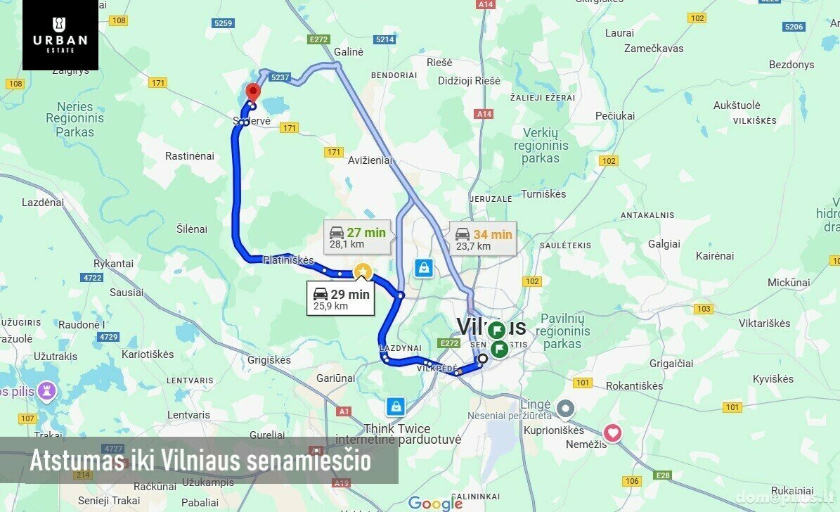 Участок Vilniaus rajono sav., Sudervėje, Jaunimo g.