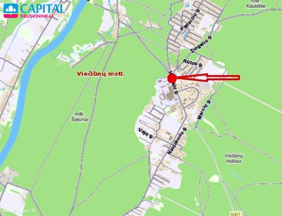 Land for sale Druskininkų sav., Viečiūnuose, Verpėjų g.