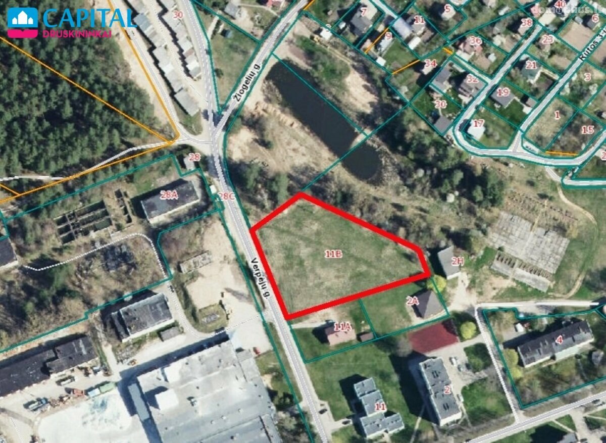 Land for sale Druskininkų sav., Viečiūnuose, Verpėjų g.