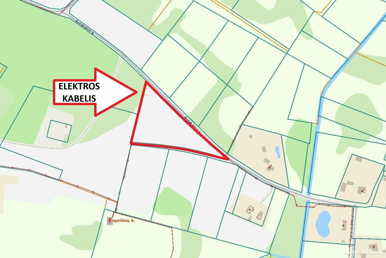 Parduodamas sklypas Vilniaus rajono sav., Papiškėse, Gulbių g.