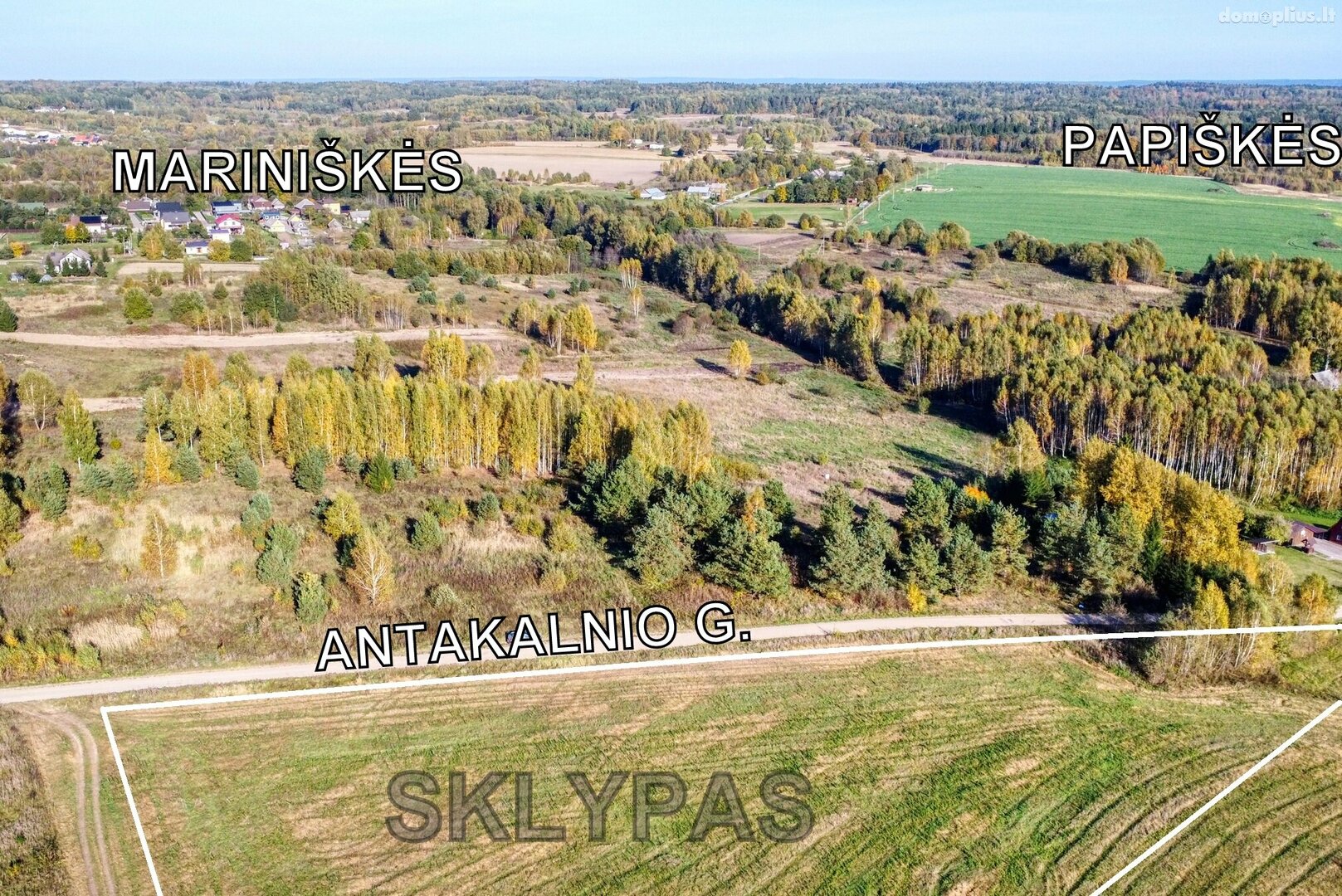 Parduodamas sklypas Vilniaus rajono sav., Papiškėse, Gulbių g.