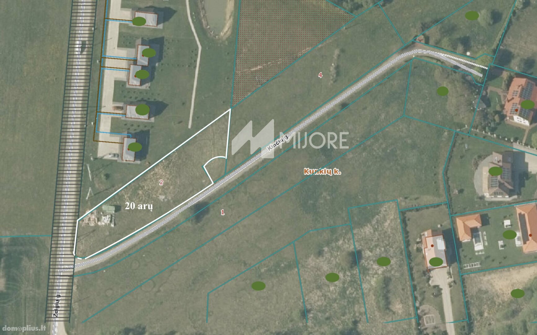 Land for sale Klaipėdos rajono sav., Kunkiuose, Zeigių g.