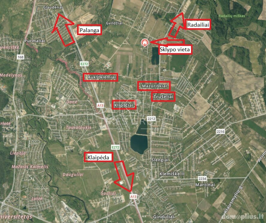 Parduodamas sklypas Klaipėdos rajono sav., Mazūriškiuose, Stonės g.