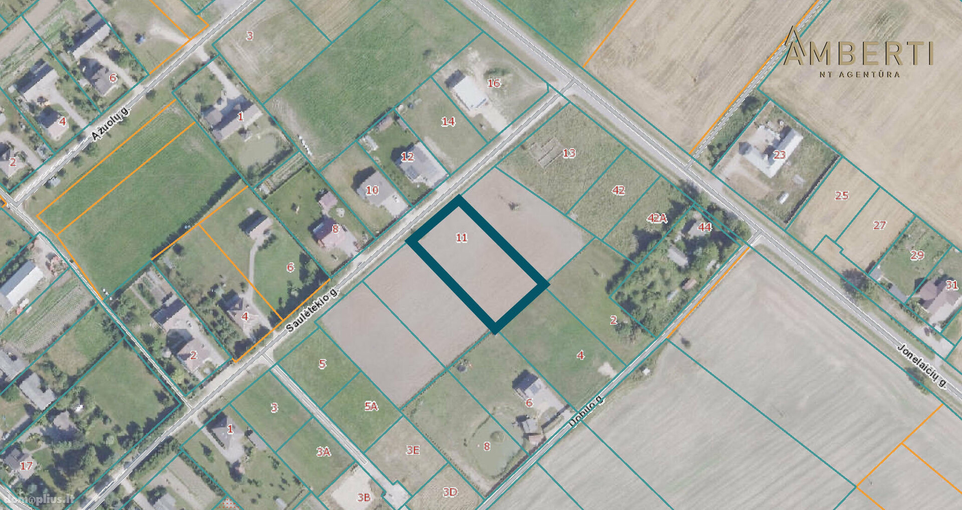 Parduodamas sklypas Šiaulių rajono sav., Sauginiuose
