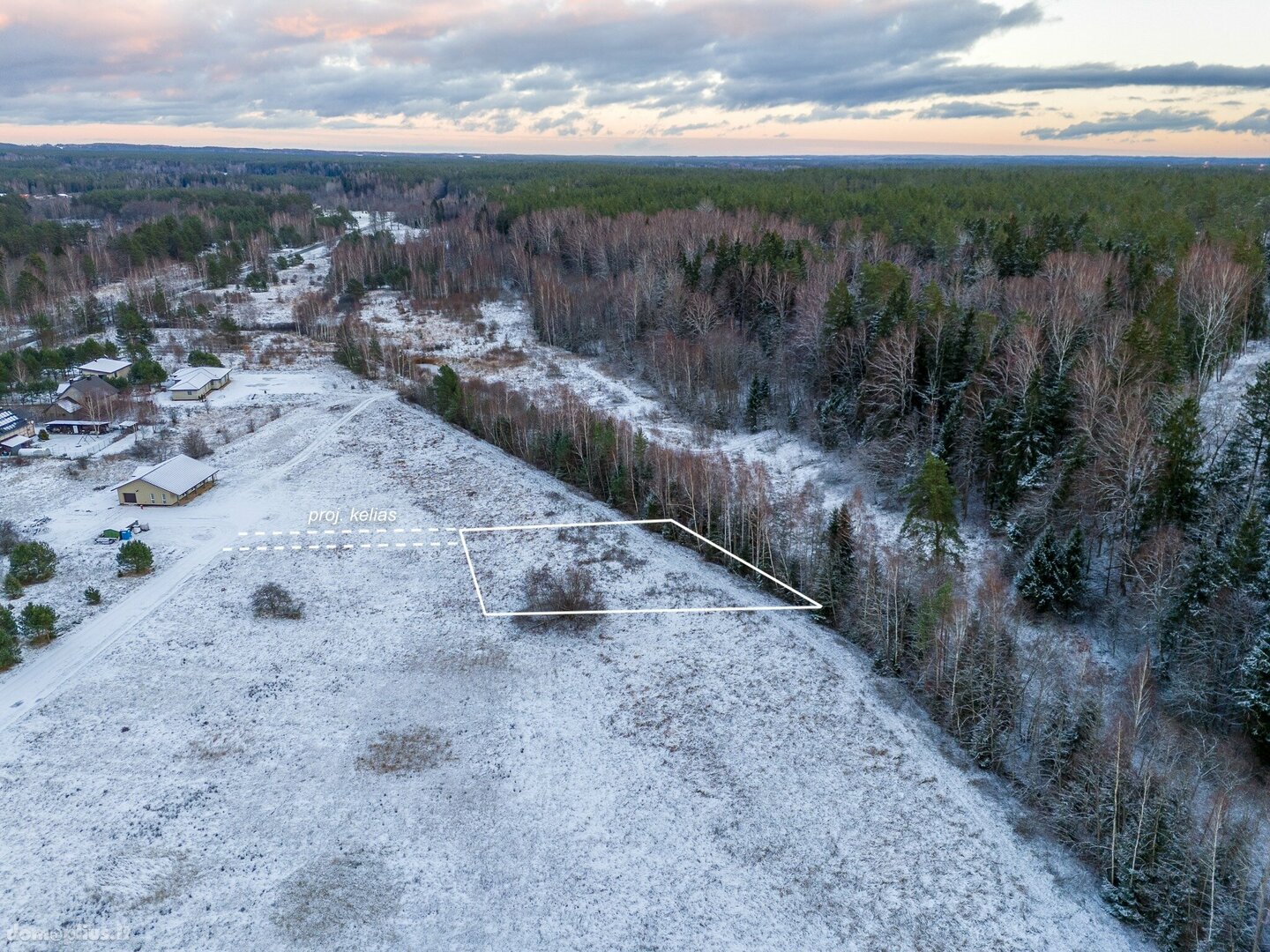 Parduodamas sklypas Vilniaus rajono sav., Kukutiškėse, Vilniaus g.