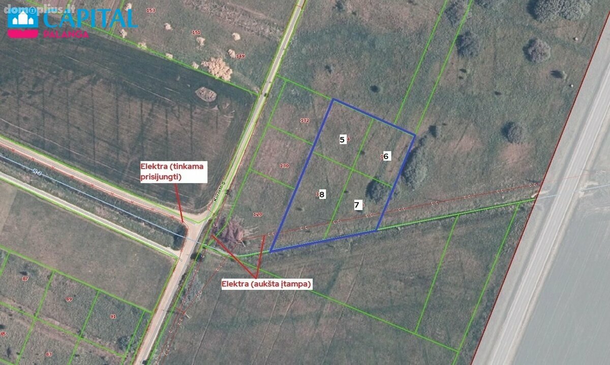 Land for sale Palangoje