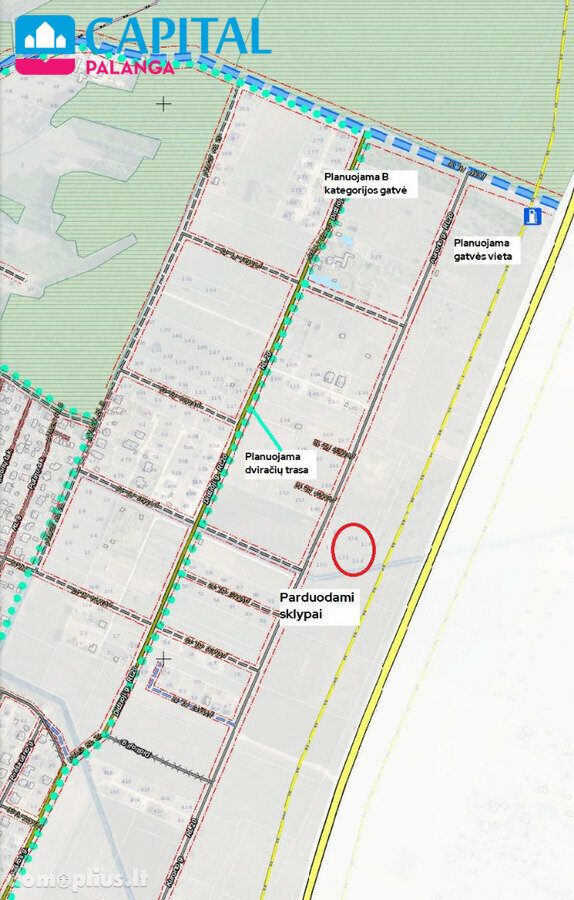Land for sale Palangoje