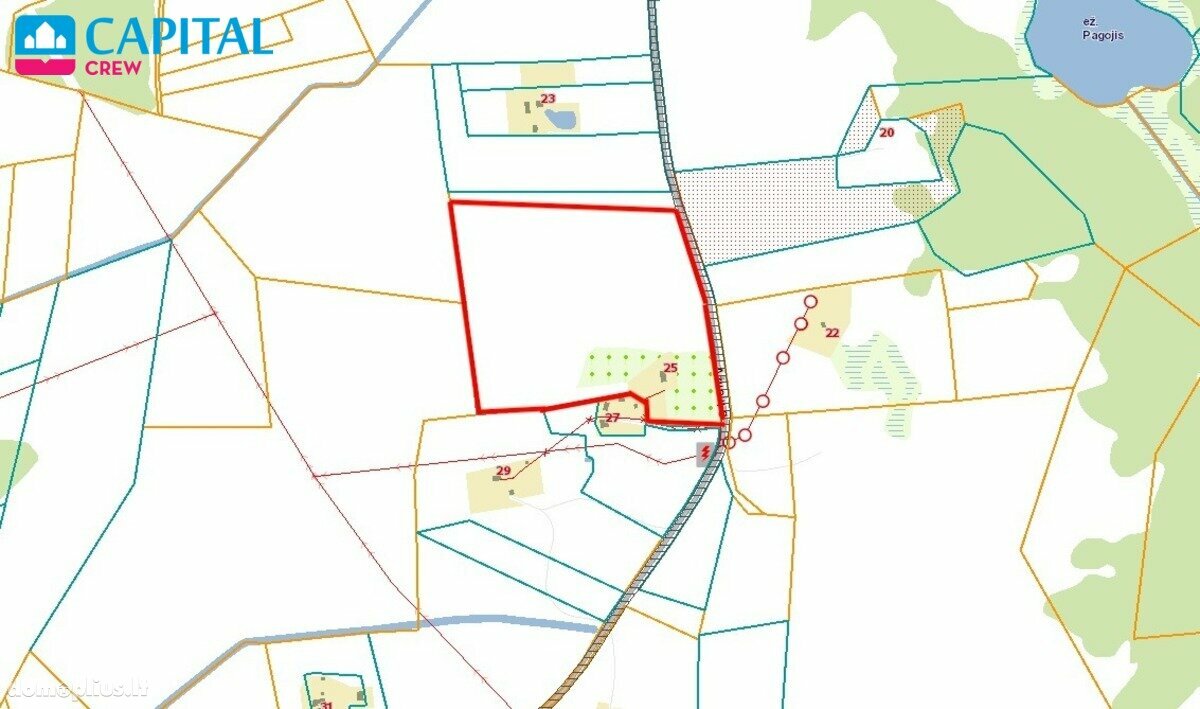 Parduodamas sklypas Elektrėnų sav., Kurkliškėse