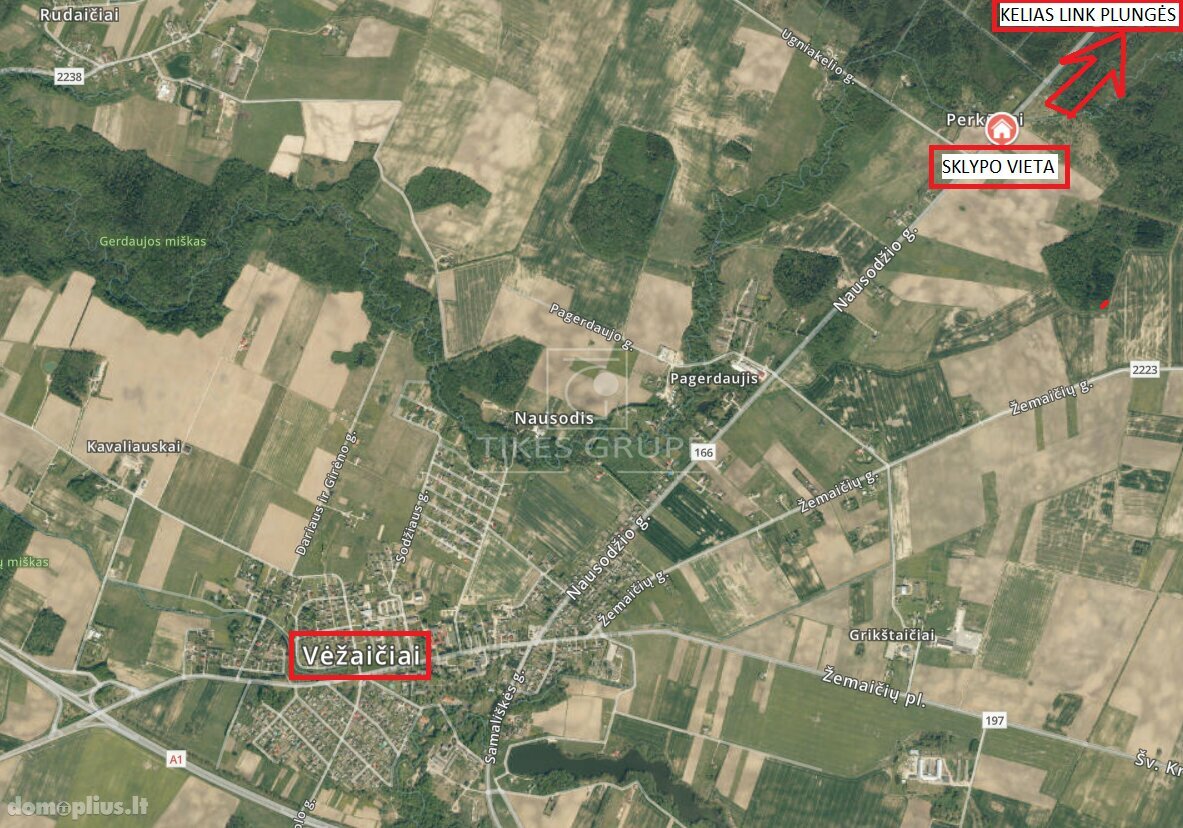 Parduodamas sklypas Klaipėdos rajono sav., Vėžaičiuose, Nausodžio g.