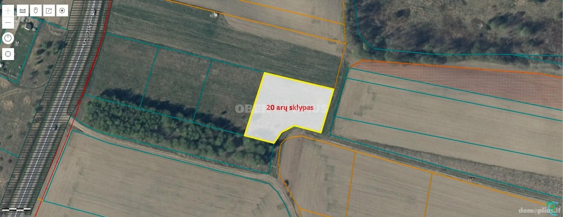 Land for sale Vilniaus rajono sav., Grigaičiuose