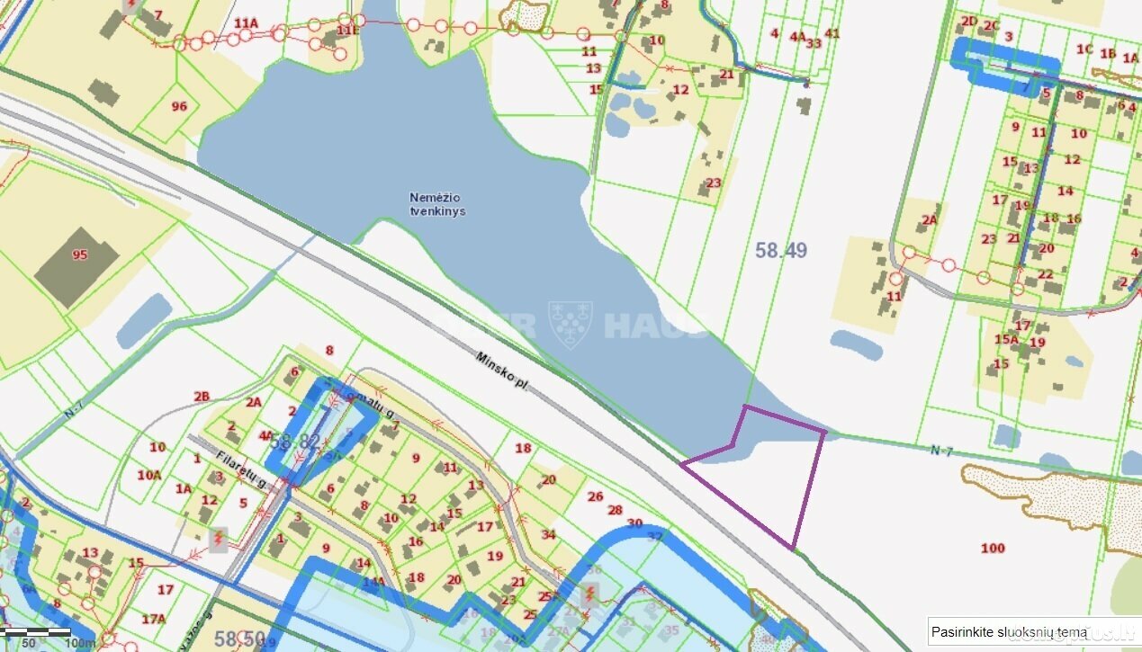 Parduodamas sklypas Vilniaus rajono sav., Nemėžyje