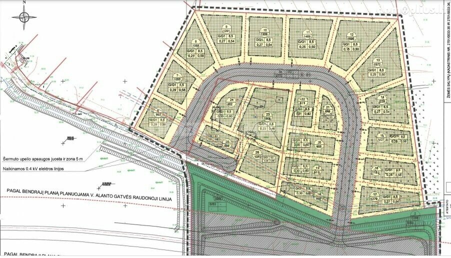 Land for sale Panevėžyje, Kniaudiškiuose
