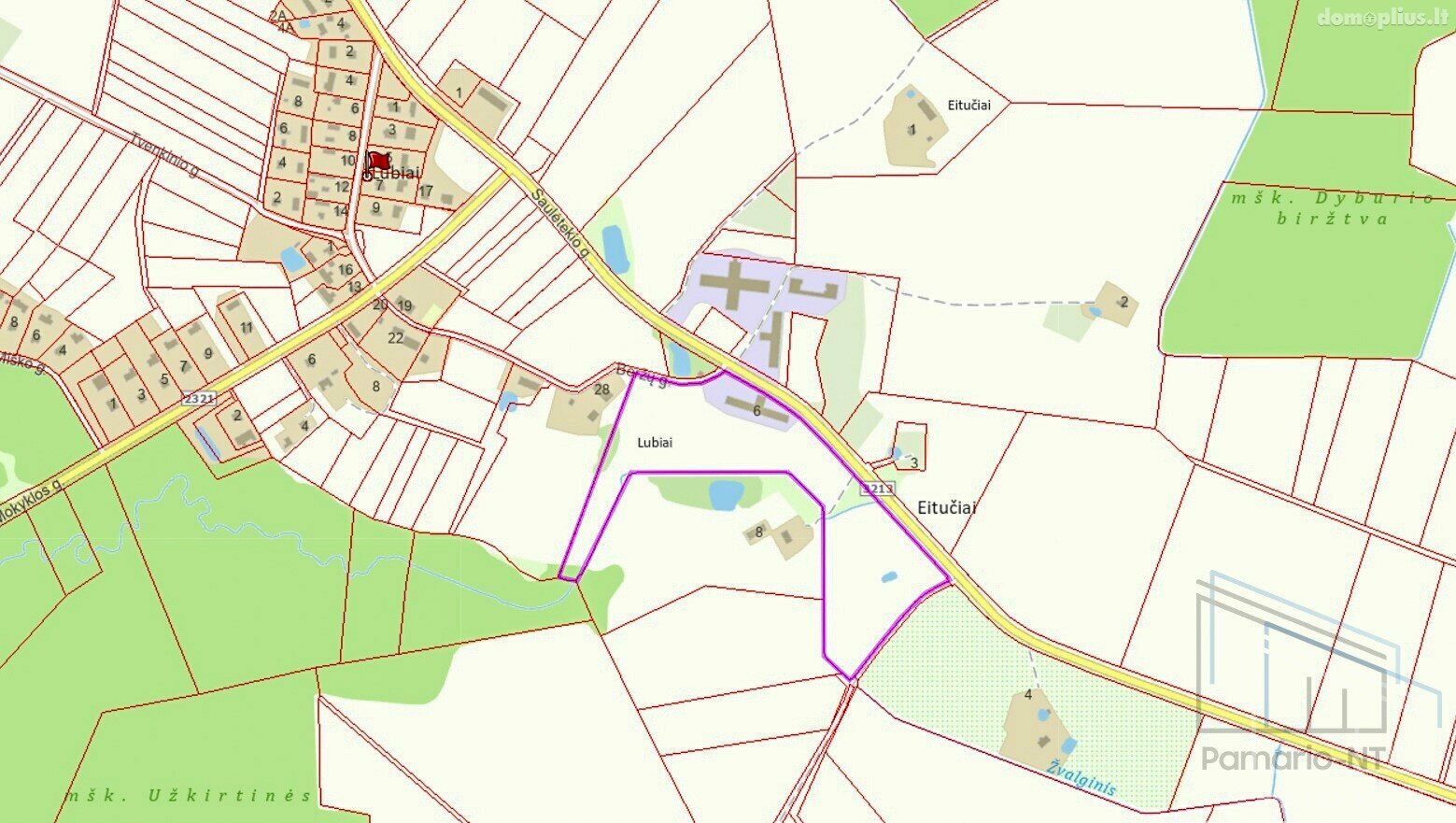 Land for sale Kretingos rajono sav., Lubiuose, Saulėtekio g.