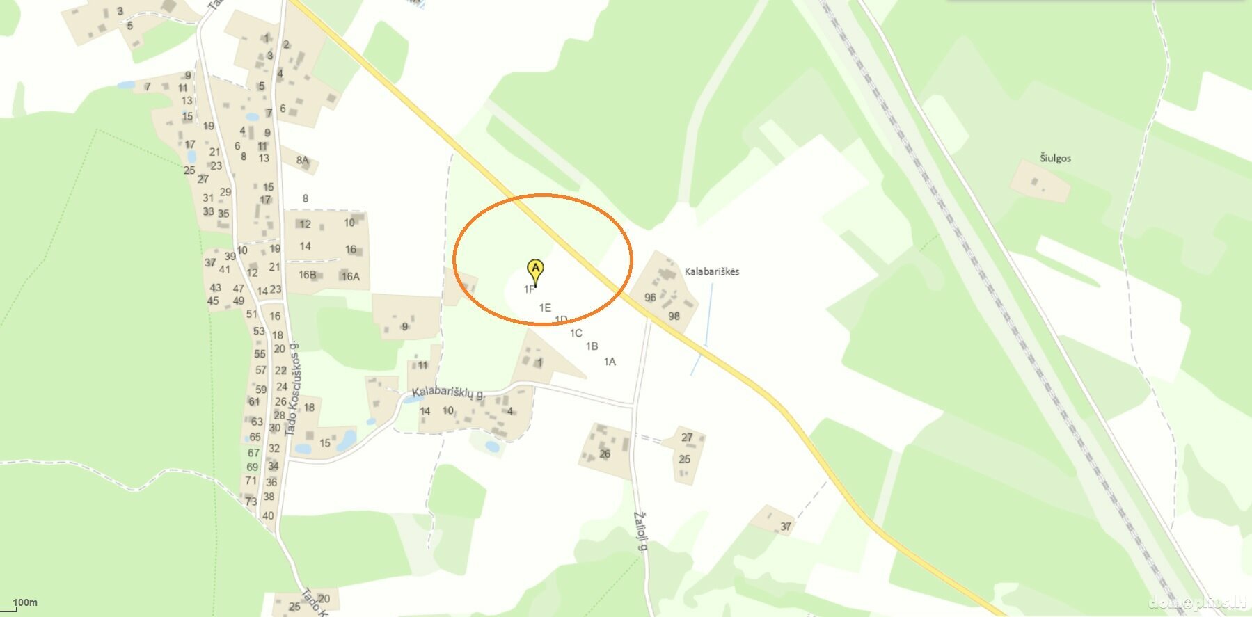 Parduodamas sklypas Vilniaus rajono sav., Kalveliuose