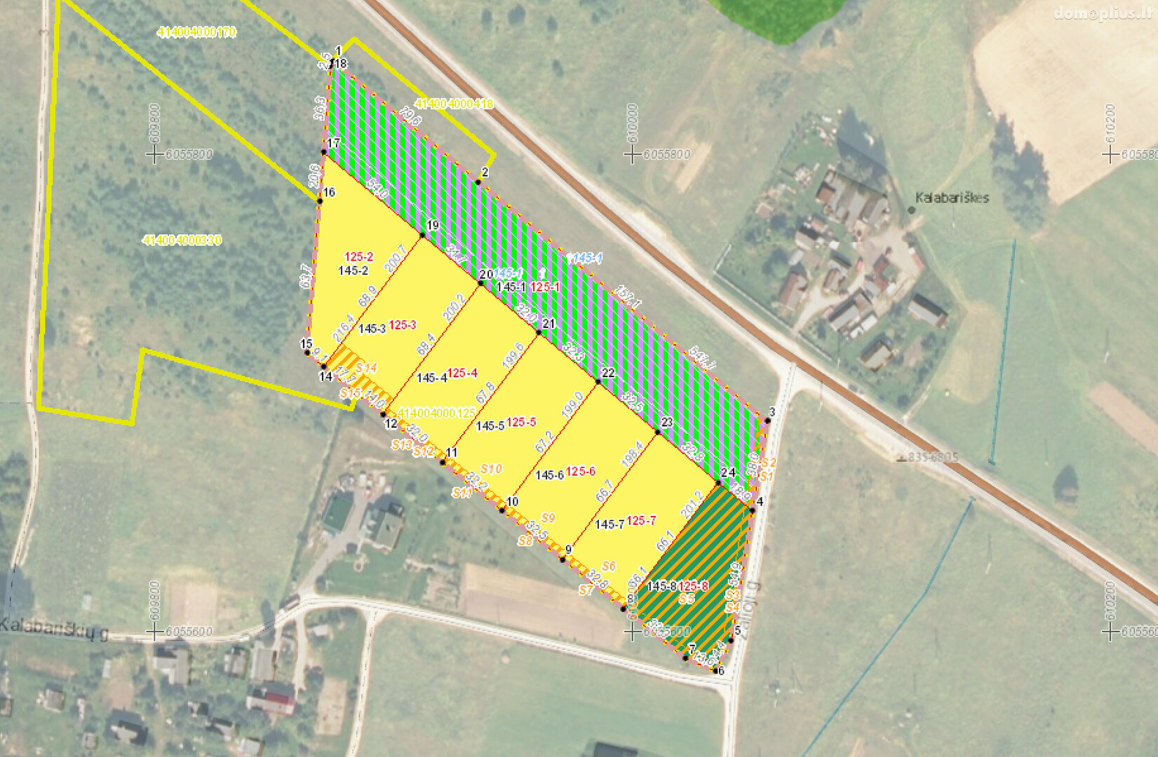 Parduodamas sklypas Vilniaus rajono sav., Kalveliuose