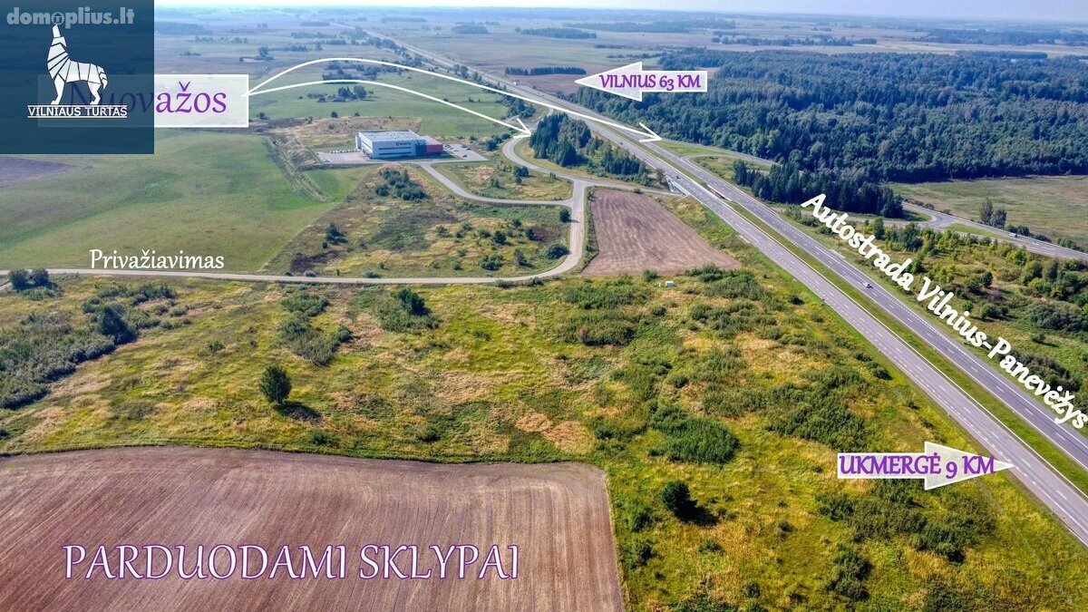 Parduodamas sklypas Ukmergės rajono sav., Miliaučiznoje
