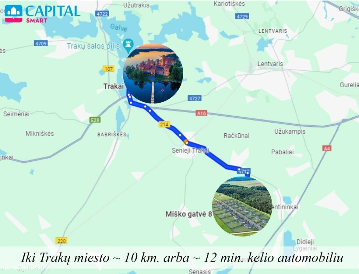 Parduodamas sklypas Trakų rajono sav., Naujasis Tarpupis