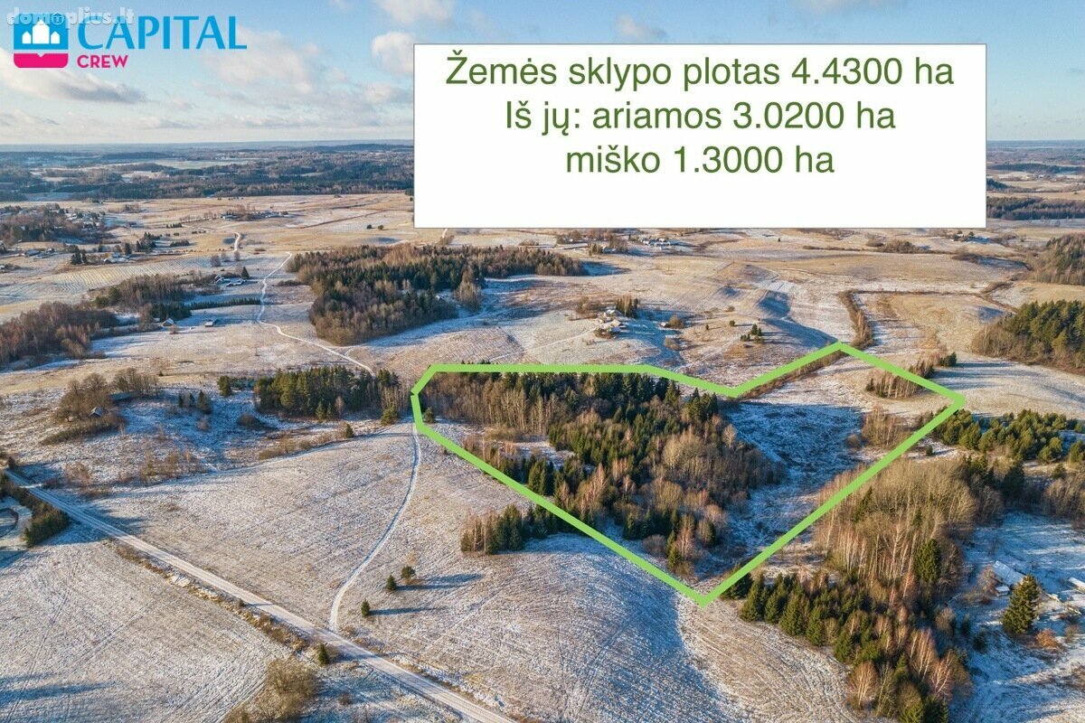 Parduodamas sklypas Molėtų rajono sav., Kreiviškiuose