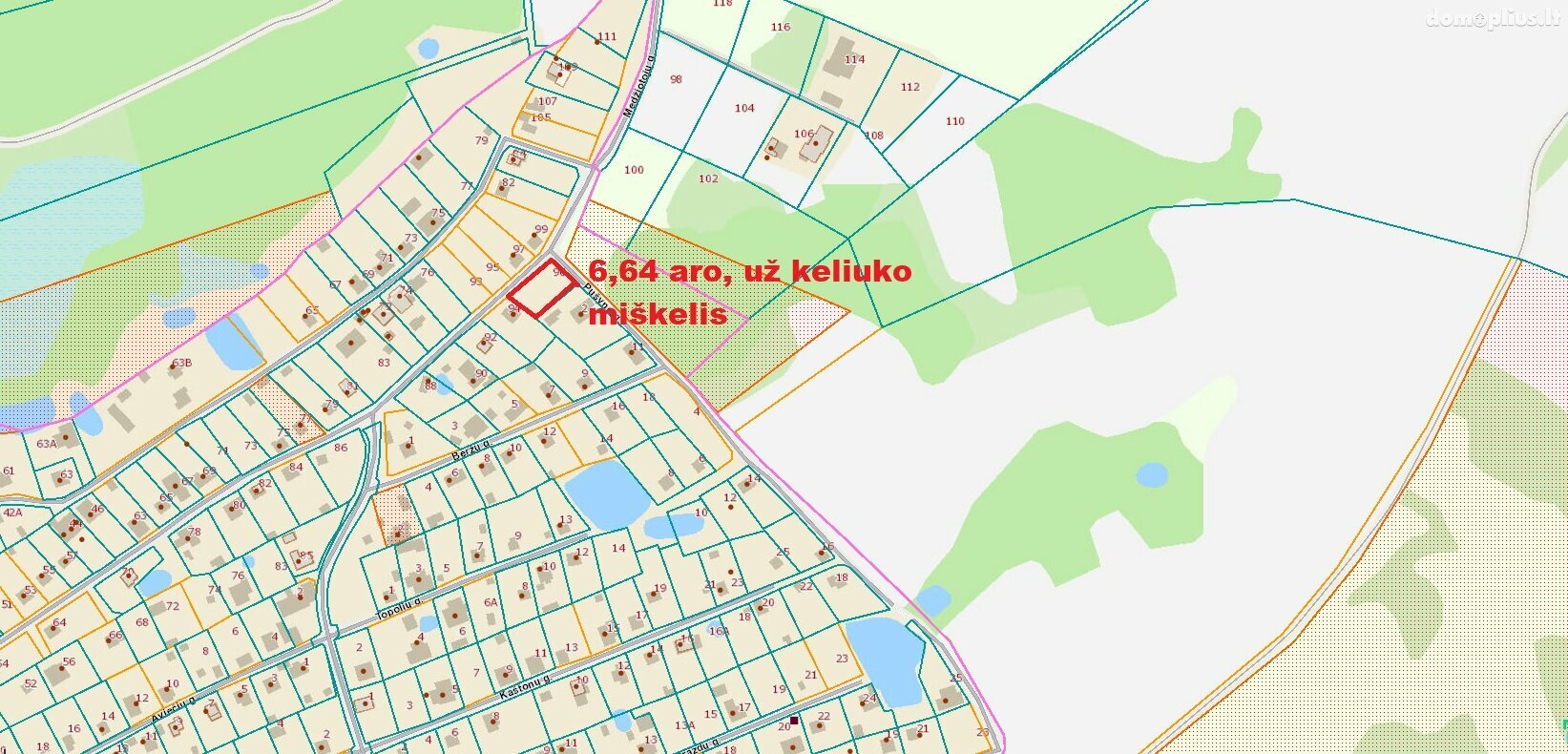 Land for sale Alytaus rajono sav., Medukštoje, Medžiotojų g.
