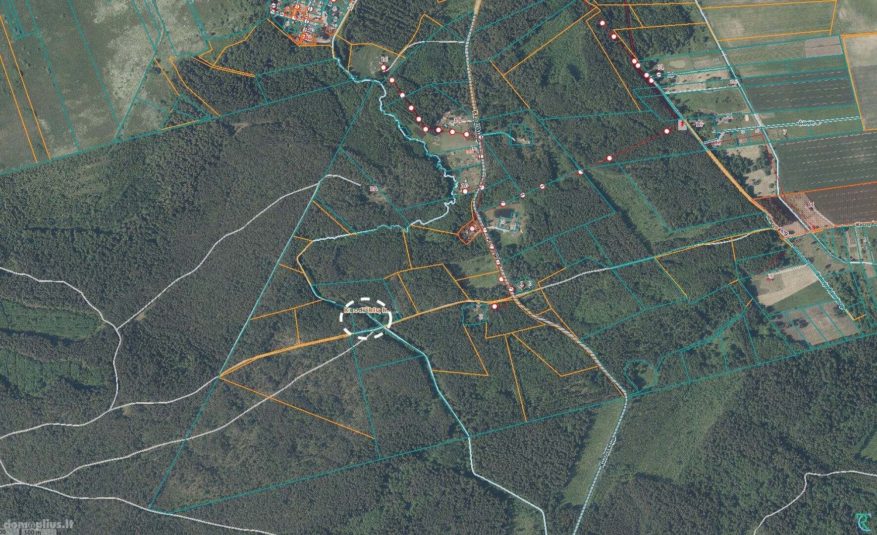 Land for sale Kauno rajono sav., Kuodiškiuose, Kuodiškių g.